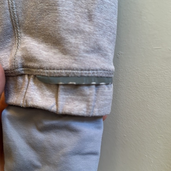 Lululemon Forthright 1/2 Zip Pullover Jacket Heathered Medium Grey Size 6 - Picture 11 of 14